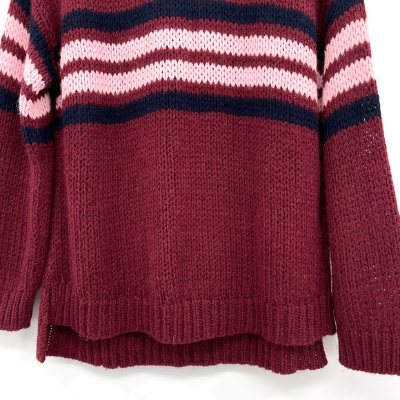 XIRENA Apres Ski Sweater in St. Moritz Size Small Burgundy Red Pink Alpaca Blend - Picture 8 of 16
